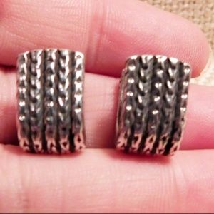 Guess Small Ox Silver Plated Hoops